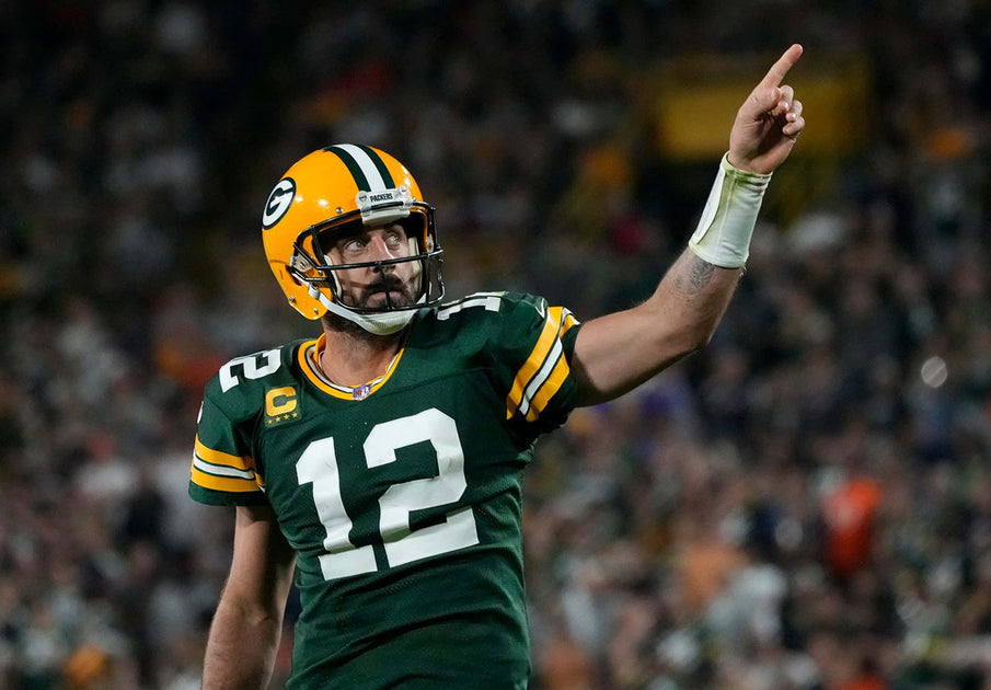 Anniv Coupon Below] 12 Aaron Rodgers Green Bayes Packers Football