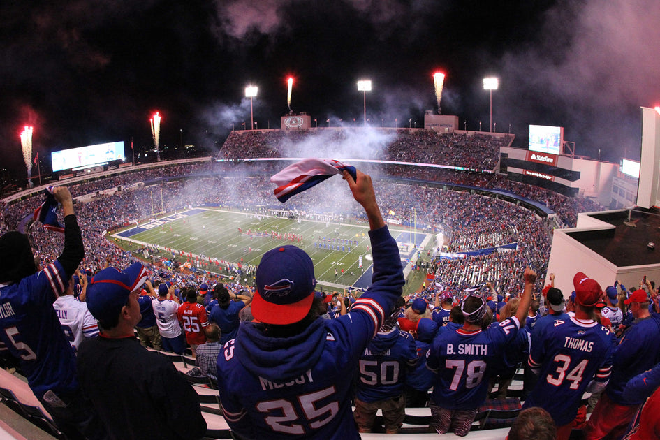 Buffalo Bills Panoramic Picture - Highmark Stadium NFL Fan Cave Decor