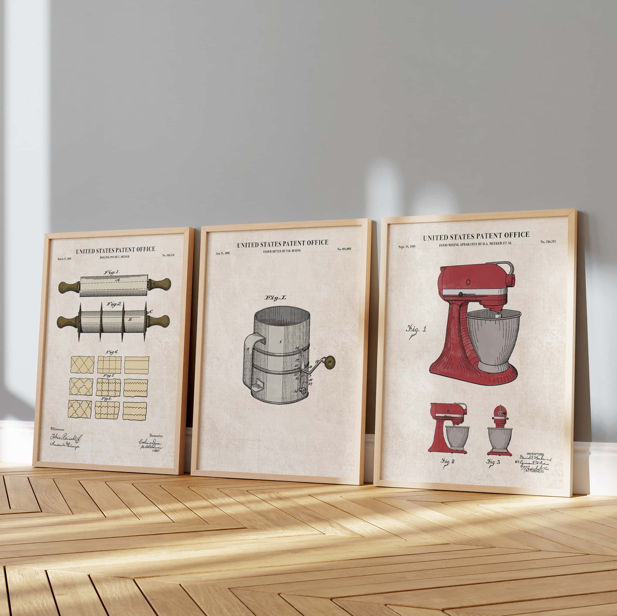 KitchenAid Stand Mixer Patent Wall Art (4 Design Options) – Pediment  Publishing