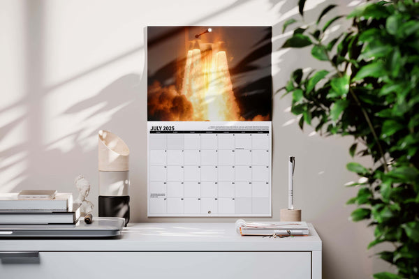 3-2-1 LIFTOFF! 2025 Space Launch Wall Calendar