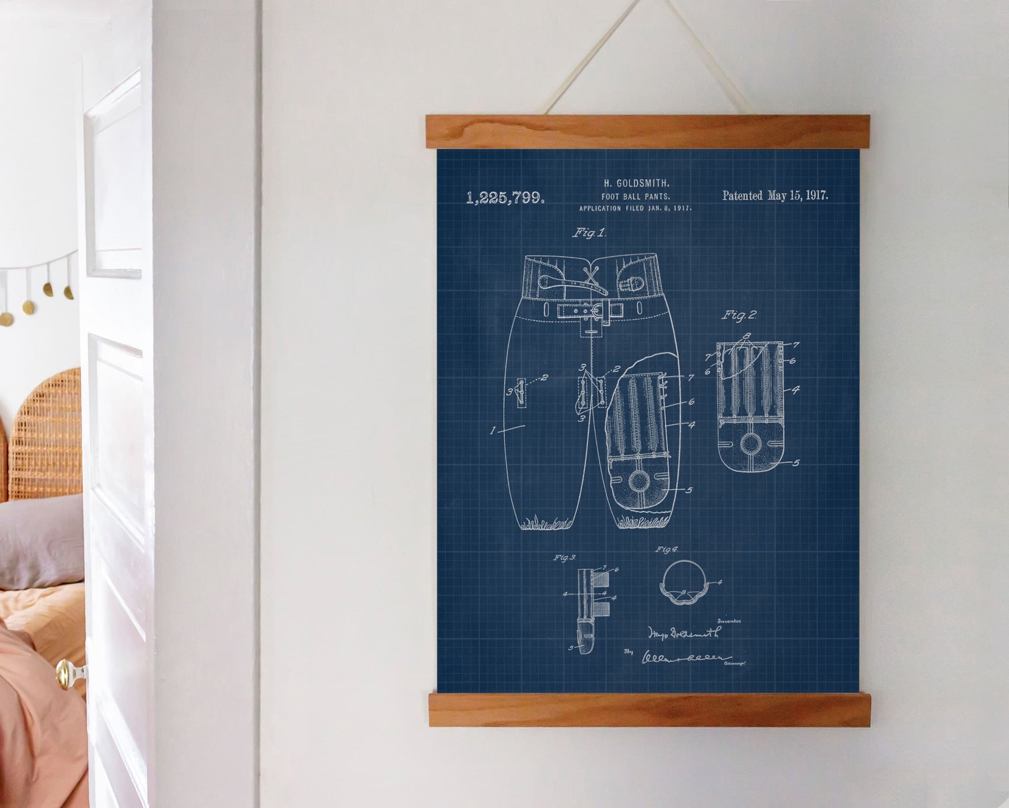 Football Jersey Patent Poster (4 Design Options) – Pediment Publishing