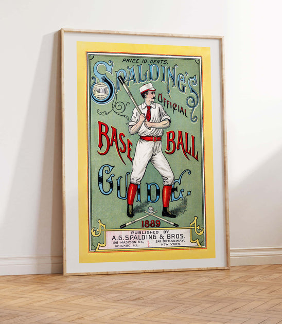 Reach's Baseball Guide Vintage Baseball Poster — MUSEUM OUTLETS