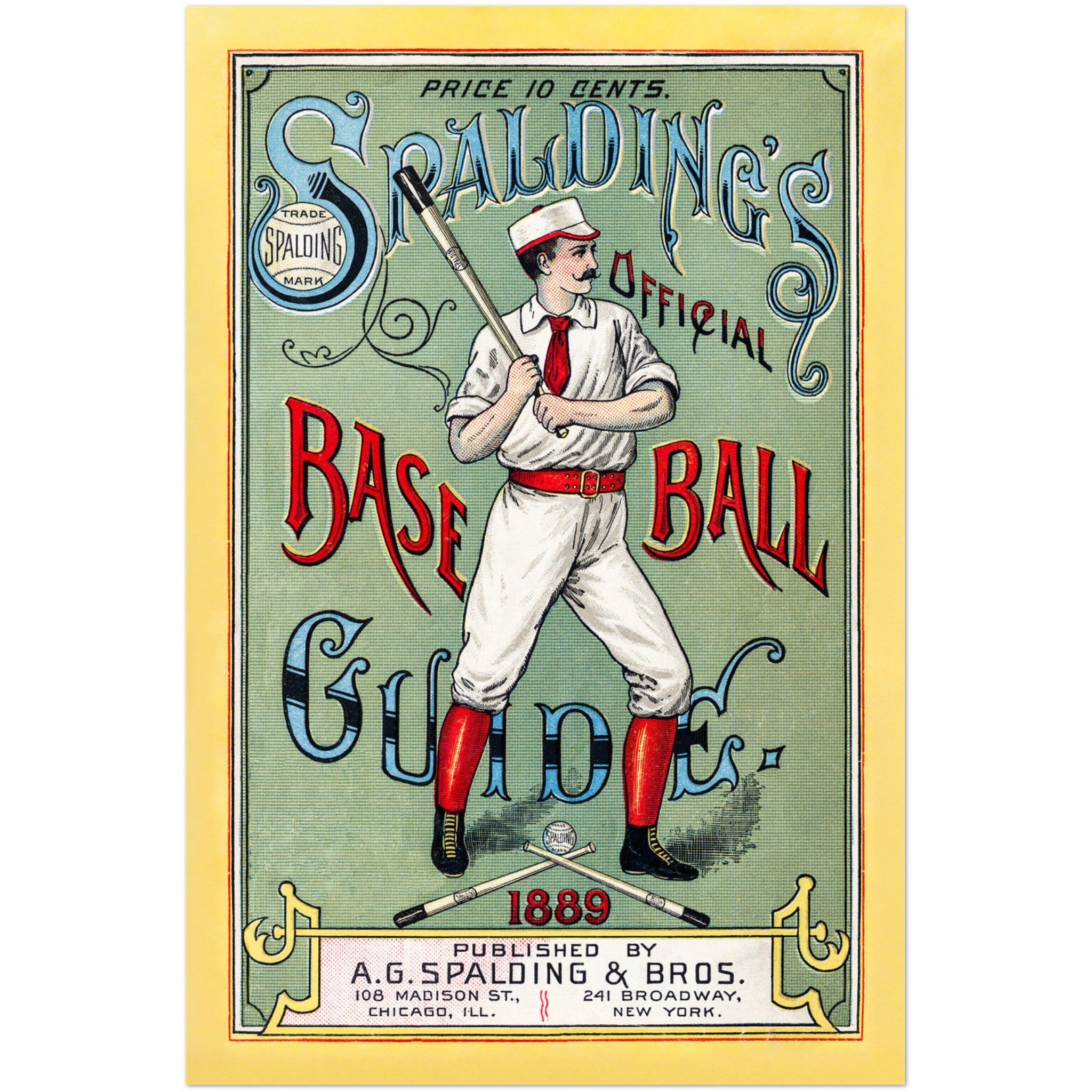 Vintage Baseball Poster