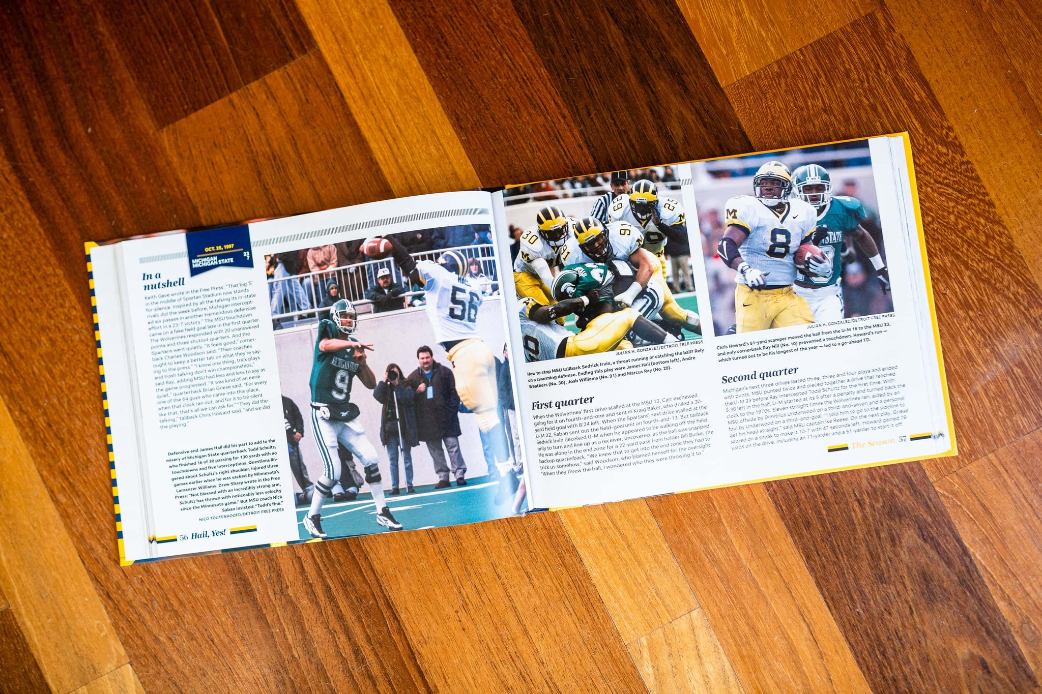 Michigan football's 1997 championship season in a hardcover book – Pediment  Publishing