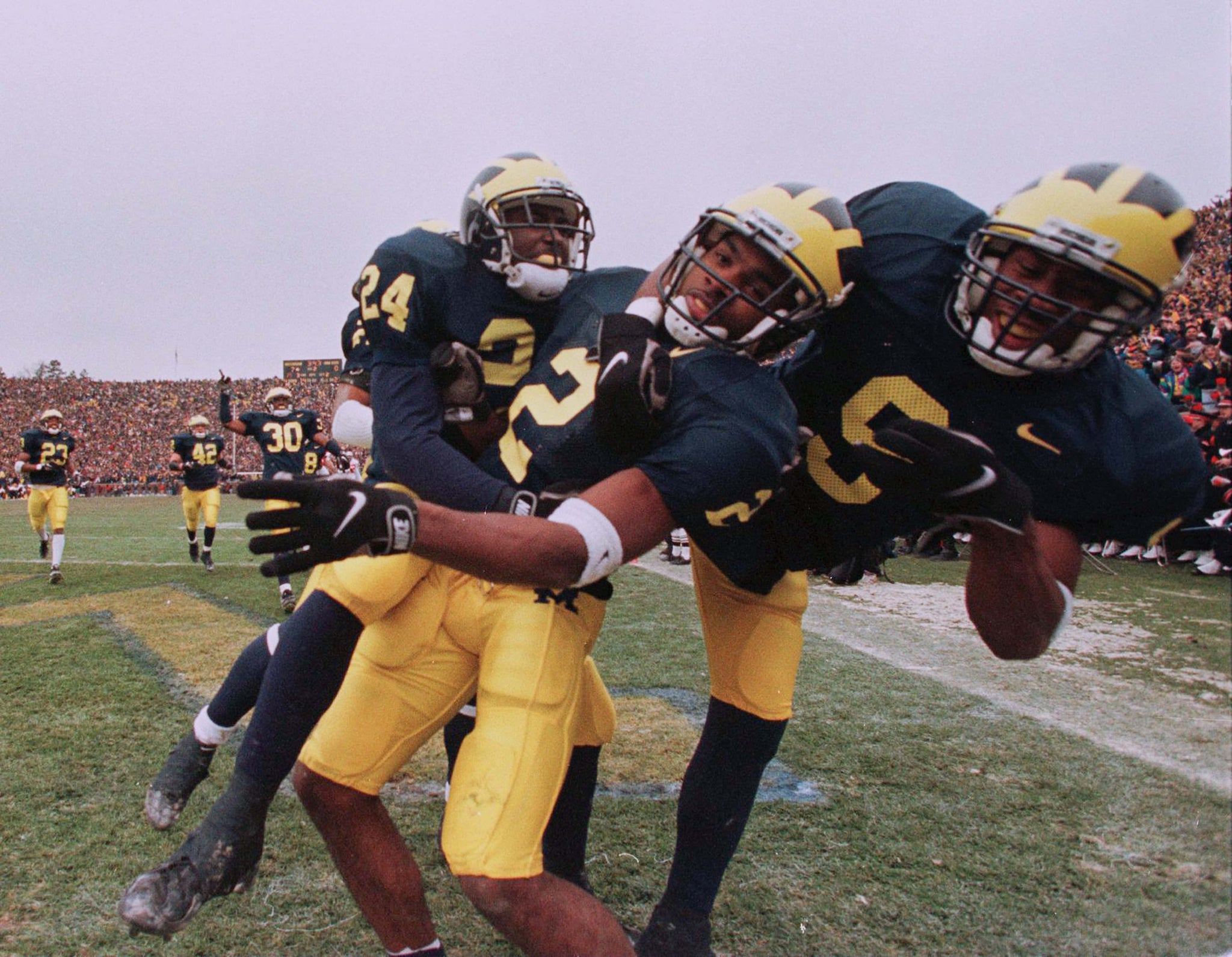 Charles Woodson Michigan, 1998 Rose Bowl jersey